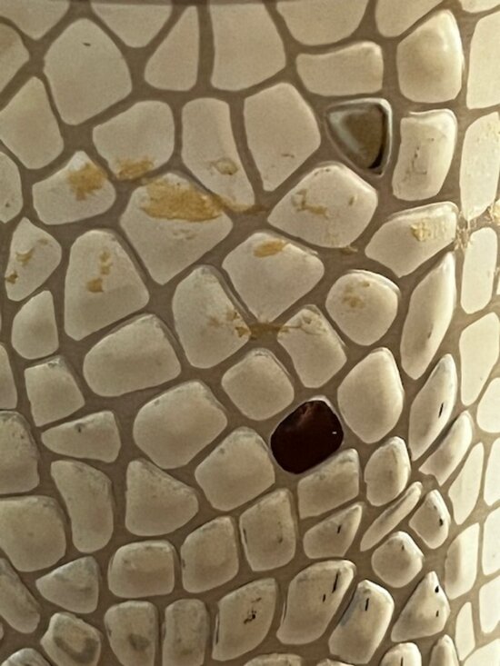 Vintage Tin Weibro Chicago U.S.A. Strawberries Grapes Cherries Mosaic - Picture 9 of 11